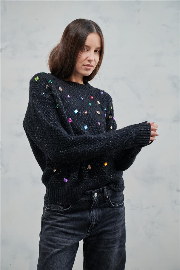 Sweater Wish con Piedras de Colores